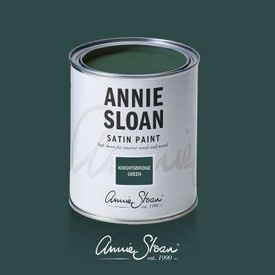 Voorbeelden van Annie Sloan groene kleuren op meubels