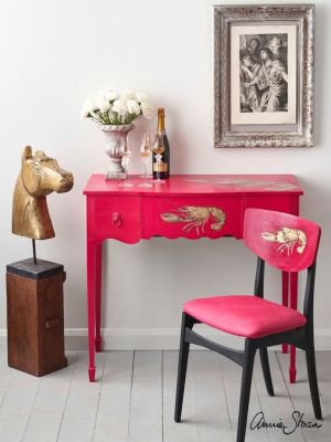 Annie Sloan Capri Pink voorbeelden