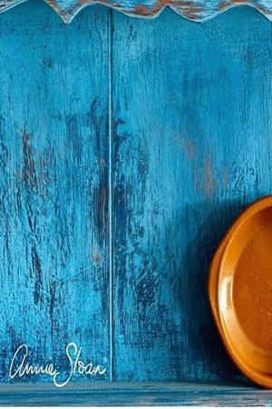 Annie Sloan Greek Blue voorbeelden