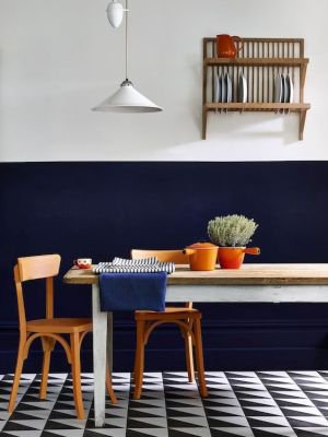 Voorbeelden van Annie Sloan blauwe kleuren op meubels