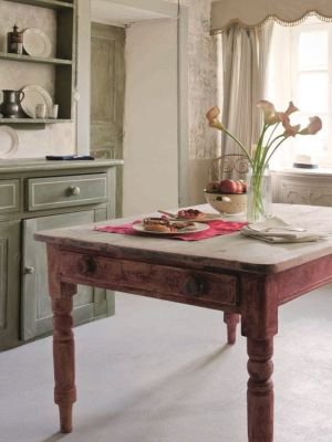 Voorbeelden van Annie Sloan bruine kleuren op meubels