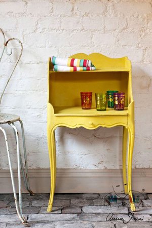 annie sloan english yellow voorbeelden