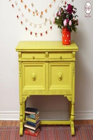 annie sloan english yellow voorbeelden