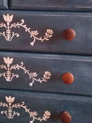 Annie Sloan Chalk Paint Aubusson Blue voorbeelden