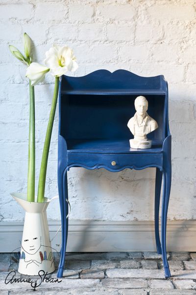 Annie Sloan Napoleonic Blue voorbeelden