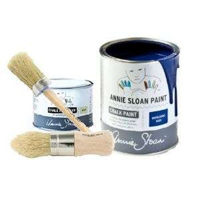 Annie Sloan Napoleonic Blue voorbeelden