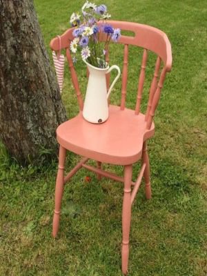Voorbeelden van Annie Sloan roze kleuren op meubels